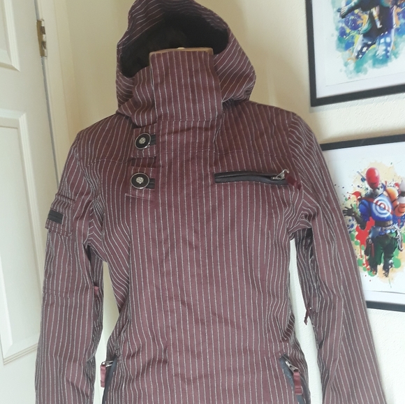 Burton Jackets & Blazers - Burton Dryride Pinstrip Jacket